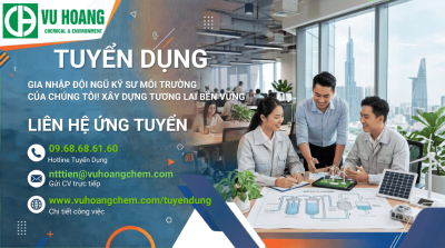 TUYỂN KỸ SƯ CÔNG NGHỆ MÔI TRƯỜNG